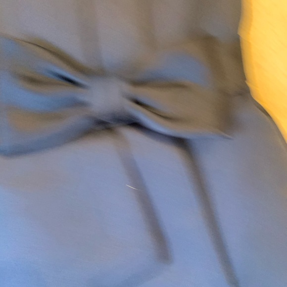 Fancy strapless navy dress - Picture 7 of 12